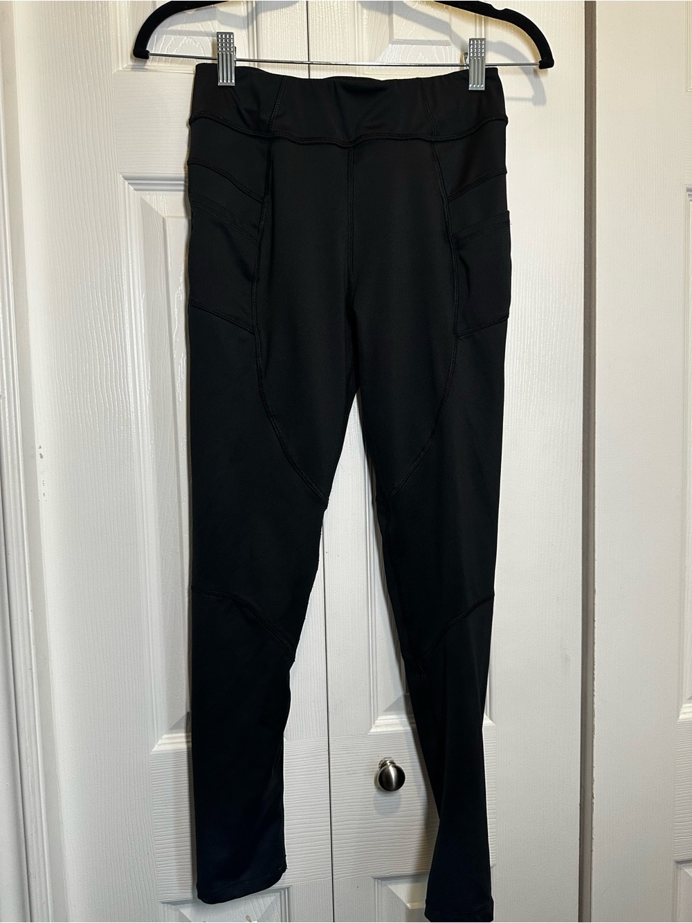 Elle Sport Women's Black High-Waist Performance Leggings #116